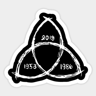 Dark 1953 1986 2019 Sticker